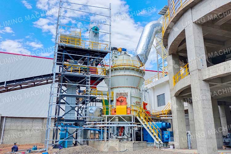 Molino vertical de rodillos LM para la fabricación de polvo de piedra caliza
